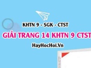 Giải KHTN 9 trang 14 Chân trời sáng tạo SGK
